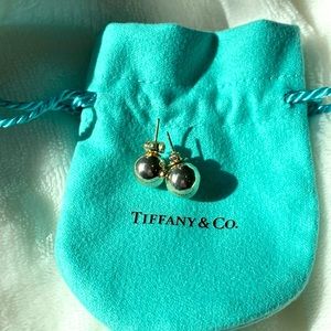 Tiffany & Co. Sterling Silver Tiffany Hardware Ball Earrings